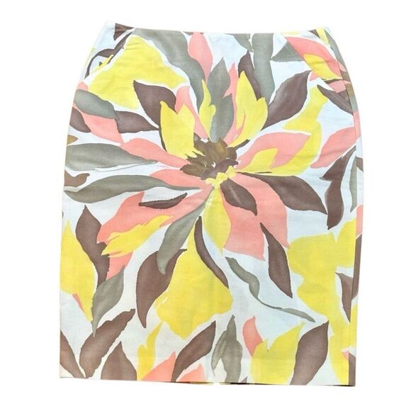 Lafayette 148 New York Abstract Pencil Skirt - Picture 1 of 5